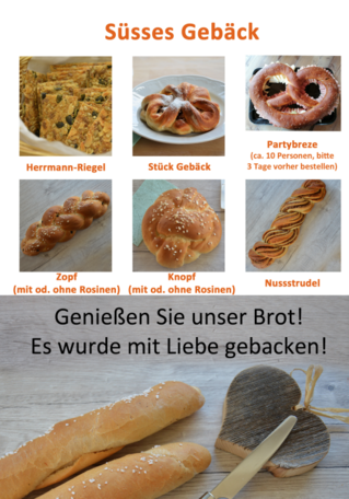 Brotübersicht von Bäckerei Bitesnich KG